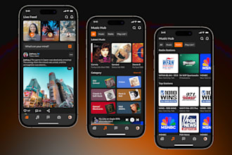 develop live streaming app, podcast music streming app, spotify clone, music app