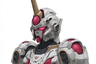 draw illustration and concept mecha, gundam, and robot