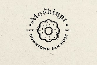 design a unique retro vintage badge logo