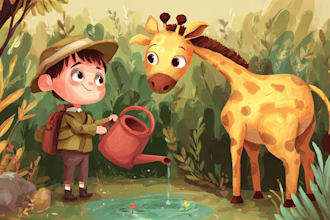 draw children book illustration