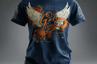 do professional clothing custom typography t shirt graphics t shirt designs