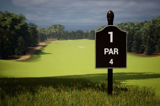 model golf showroom, mini golf,ball,sport center facility,game arena,golf course