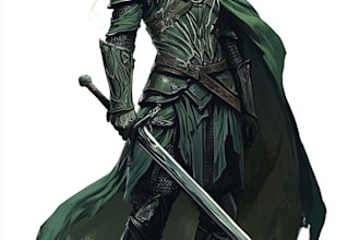 draw dnd character portrait