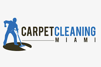 professional cleaning logo design for cleaning services
