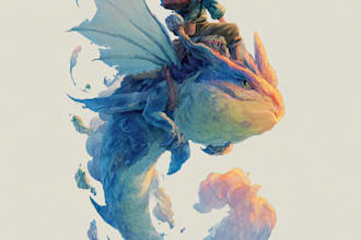draw a fantasy illustration