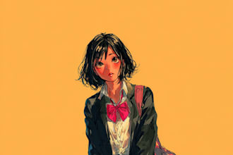 create anime or manga characters or portraits