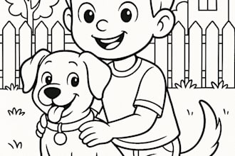 create children coloring book, book illustration for kids or adult,children book