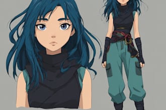 draw anime fan art and illustrations
