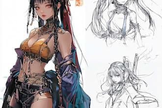 make you a fan art of your favorite anime or video game