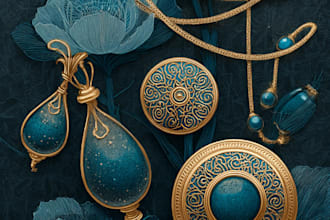 make realistic 3d jewelry designs rings, bracelets,
