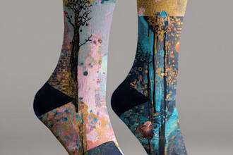 make beautiful socks design
