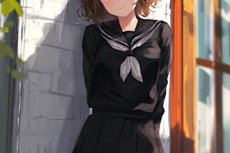 draw anime portrait or orginal character avatar