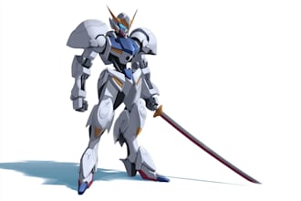 do mecha, gundam and armor ilustration in my style
