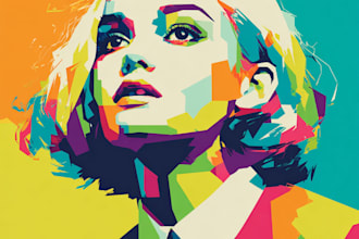 make a beautiful wpap pop art portrait