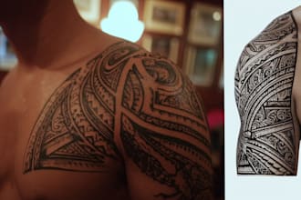 design a custom tribal tattoo and ornamental prints