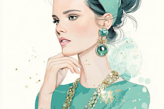 design fashionable jewelry pieces and collections