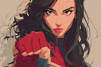 amazing superhero comic cartoon characters