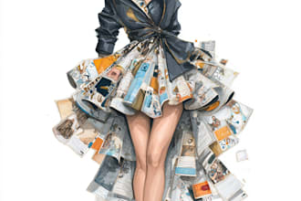 create professional fashion illustrations in mode style