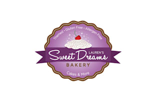design a sweet and professional logo for your bakery or cake shop