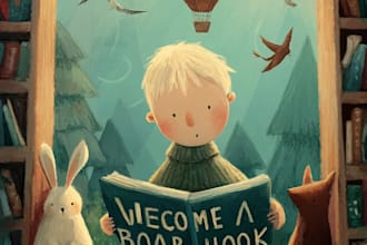 do children book illustration, kids book illustration