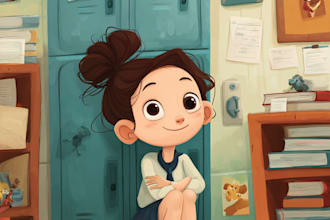 illustrate children story book illustration KDP