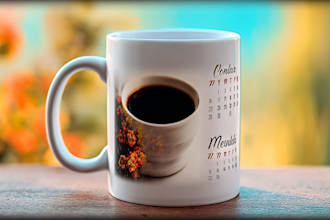 design mouse pad, mug, merchandise design for your business