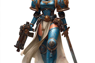 create warhammer 40k art