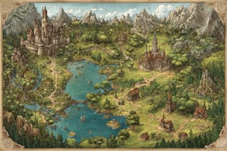 makfantasy map illustration dnd world map fantasy map maker