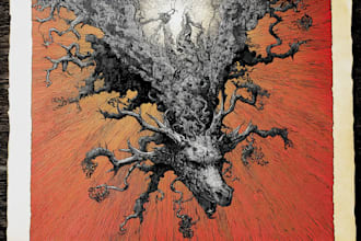 create dark art, horror or skull artworks illustration