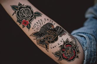 create a custom traditional tattoo design