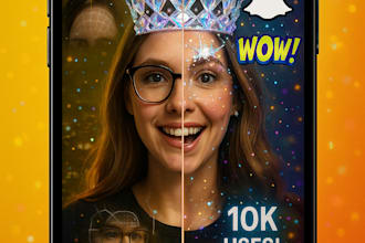create viral snapchat ar filter for your brand event or business with 3d effect