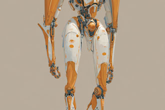do your mecha robot fanart or original in digital artwork