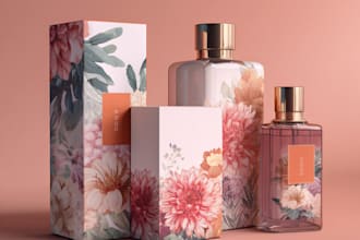 do cosmetic product packaging and label design
