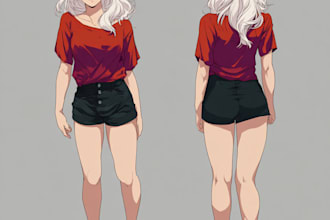 illustrate your anime or roleplaying character oc