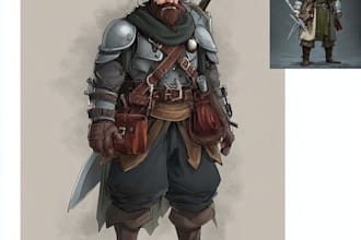 draw dnd and role play characters commission