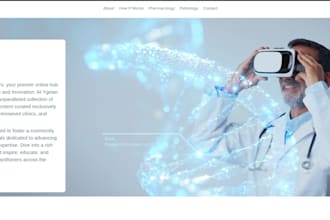 build a healthcare website, medical website, or dental website