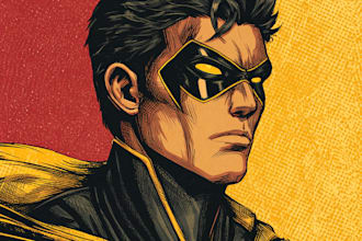 marvel style comic book superhero character