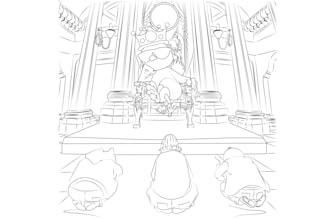 draw vector line art, line drawing from your image