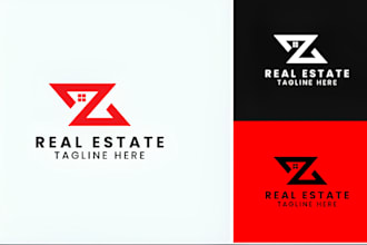design a custom real estate logo for realtor or agency