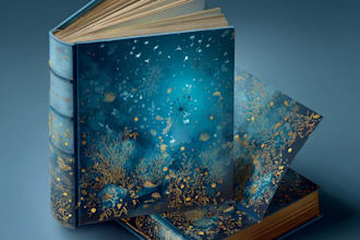 design fantasy book cover or ebook cover
