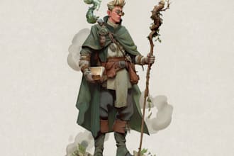 create custom dnd character art for your fantasy adventures