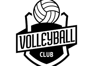 design a dynamic and professional volleyball logo for your team or brand