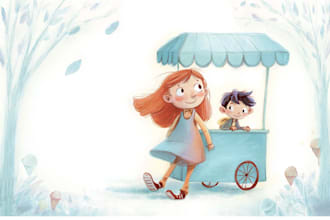 draw children illustrations for books