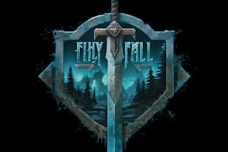 design a custom fantasy, rpg, game title or logo for your video games
