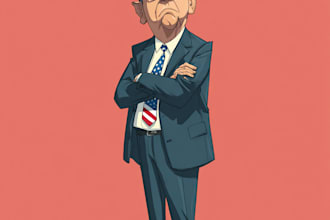 create political and editorial cartoons