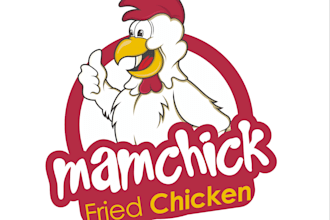 design eye catching chicken logo for your restaurant or brand