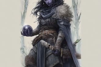 do original dnd or rpg character art dnd character for you