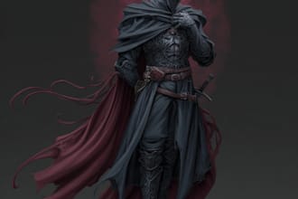 create a bespoke fantasy dark art character for you