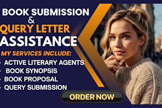 secure active literary agent for screenplay, fiction, write query letter