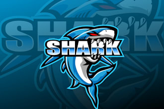design a wonderful shark logo for your company